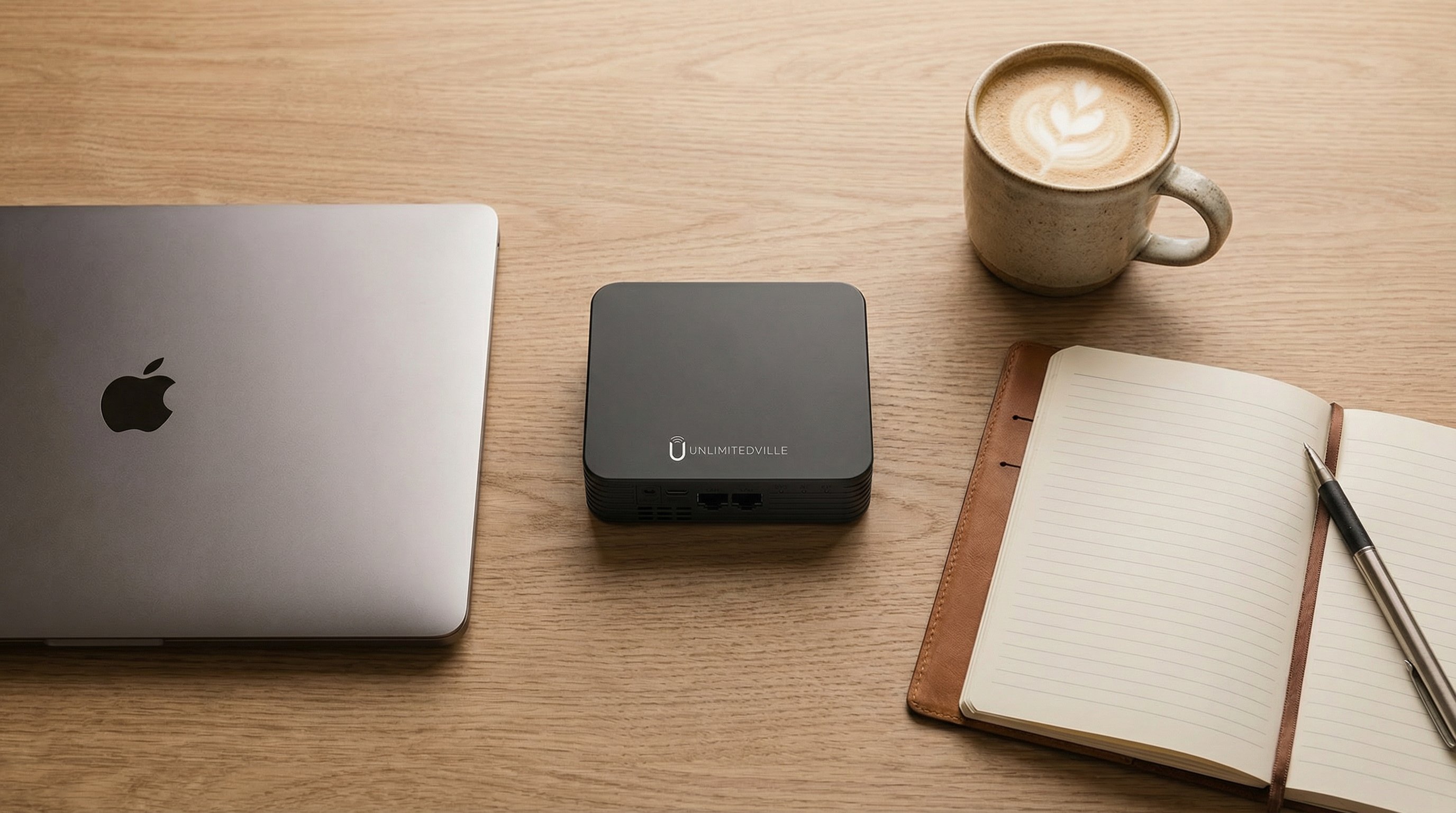 Unlimitedville internet in use